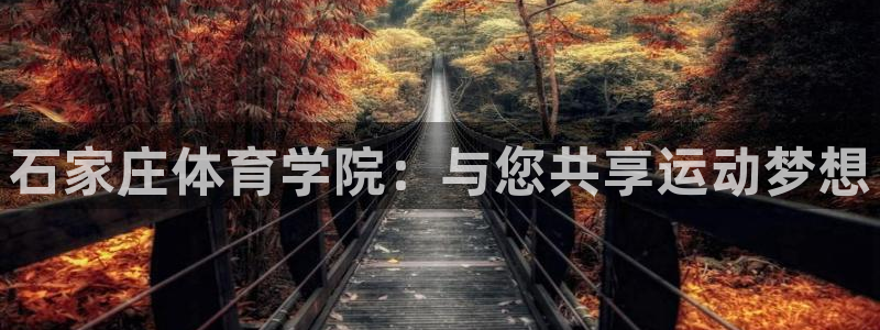 一竞技官方正版app官网：石家庄体育学院：与您共享运