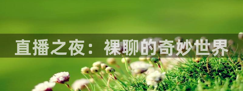 足球直播吧录像：直播之夜：裸聊的奇妙世界
